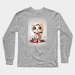 Cute Halloween Mummy Long Sleeve T-Shirt